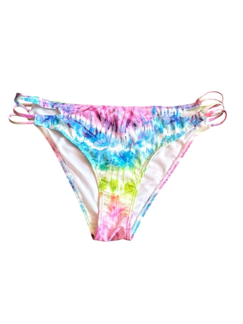 XOXO Juniors Pastel Tie-Dye Bikini Bottom, Size XL, NWOT